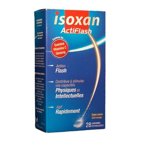 Isoxan ActiFLASH complément alimentaire 28 comprimés effervescents