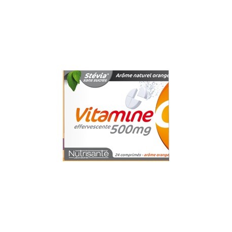 Nutrisanté vitamine c 500mg 24 comprimés effervescents
