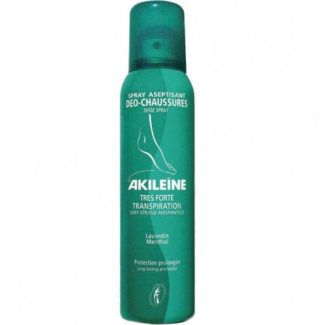 Akileïne spray aseptisant deo-chaussures très forte transpiration 150ml