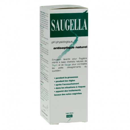 Saugella antiseptique naturel pour l'hygiène intime 250ml