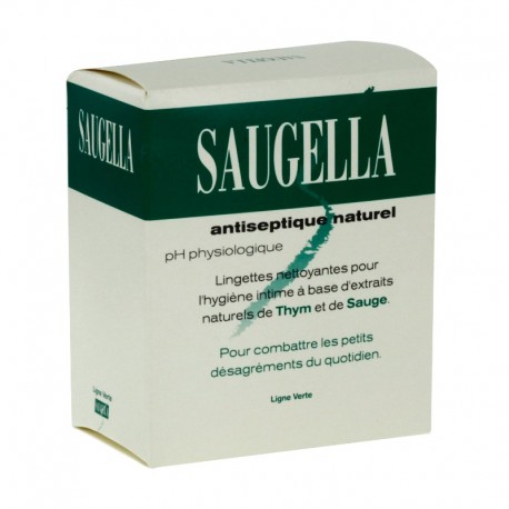 Saugella Lingettes nettoyantes et antiseptiques 10 lingettes