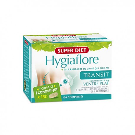 Super diet hygiaflore rhubarbe 150 comprimés