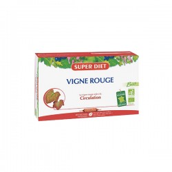 Super Diet Vigne Rouge Bio Circulation 20 Ampoules