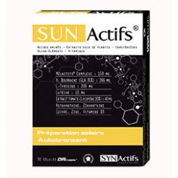 Synactifs Sunactifs Autobronzant Et Préparateur Solaire 30 Gélules