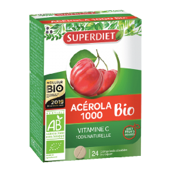 Superdiet Acérola 1000 Bio 24 Comprimés