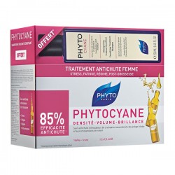 Phyto Phytocyane Anti-chute 12 Ampoules + Shampoing 250ml