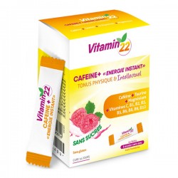 Ineldea Vitamin'22 Caféine + énergie Instant 14 Sticks