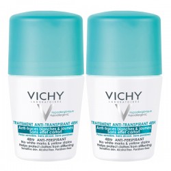 Vichy Déodorant Anti-transpirant 48h Anti-trace Bille 2x50ml