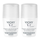 Vichy déodorant anti-transpirant 48h peau sensible 2x50ml