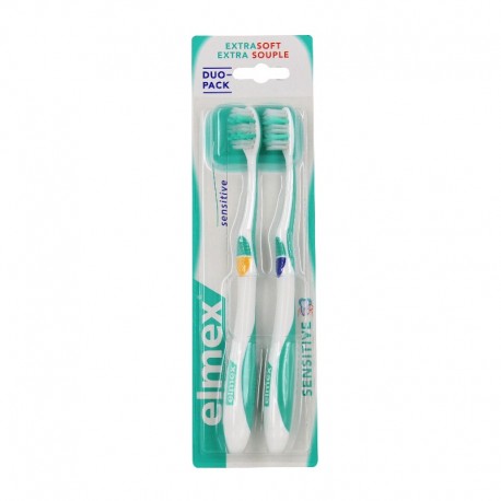 Elmex Sensitive brosse à dents extra souple 2 brosses à dents