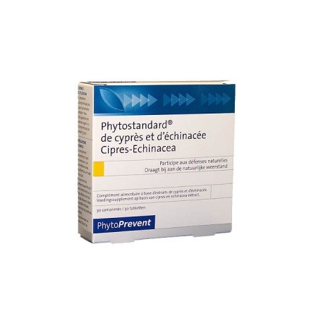 Phythoprevent phytostandard de cyprès echinacée 30 comprimés