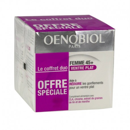 Oenobiol Ventre plat Femme 45 + complément alimentaire 2 boites de 30 capsules