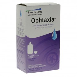 Bausch + Lomb Ophtaxia Solution De Lavage Oculaire Et Oeillère 120ml