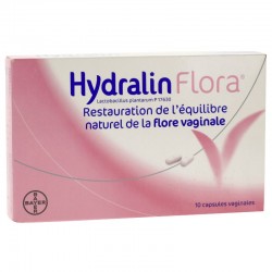 Hydralin Flora Capsules Vaginales 10 Capsules