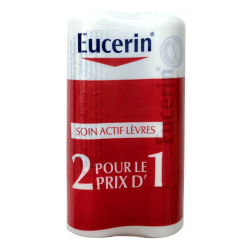 Eucerin Soin Actif Lèvres- Lot 2 X 4.8 G